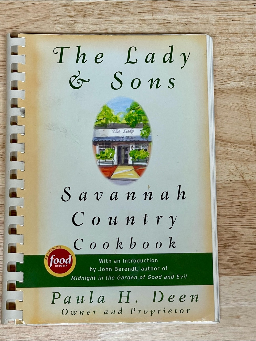 Paula Deen The Lady &Sons Savannah Country Cookbook Spiral Bound 1998